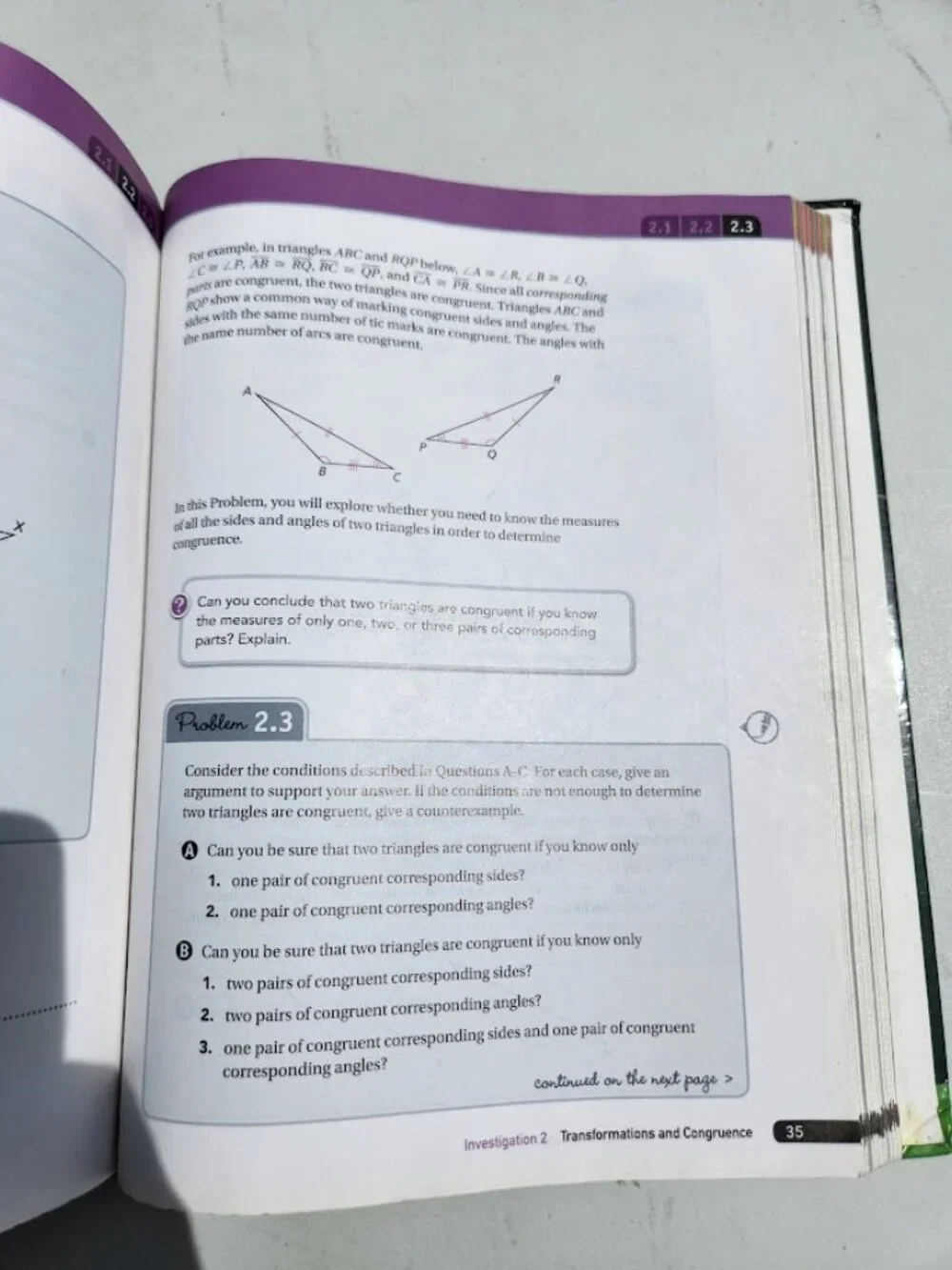 Connected Mathematics 3 Grade 8 CMP3 8th Grade Textbook Book Hardcover Pearson /